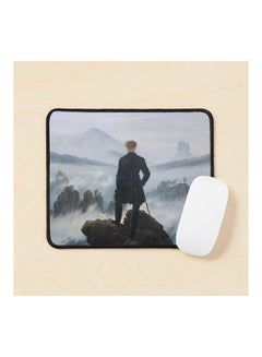 The Wanderer Above The Sea Of Fog Wanderer Above The Mist 1818 Caspar David Friedrich Mouse Pad Multicolour