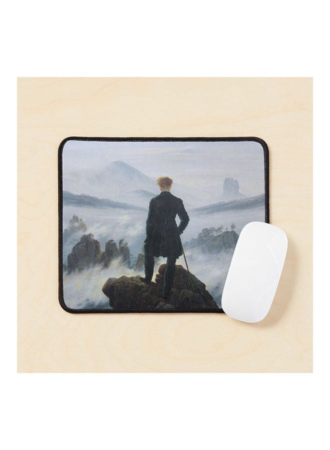 Generic - The Wanderer Above The Sea Of Fog Wanderer Above The Mist 1818 Caspar David Friedrich Mouse Pad Multicolour - Image 1