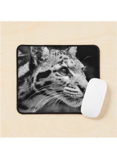 Clouded Leopard 1 Bandw Mouse Pad Multicolour