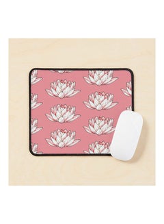 Generic Lotus Flower Watercolours And Ink Illustration Mouse Pad Multicolour 