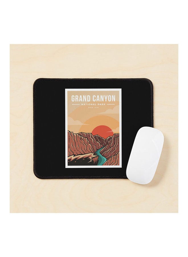 Grand Canyon National Park Emblem Patch Logo Mouse Pad Multicolour 