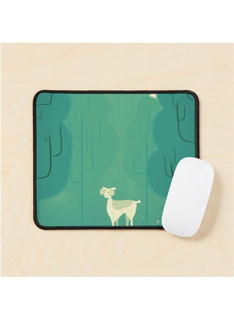 Goat Forest Mouse Pad Multicolour