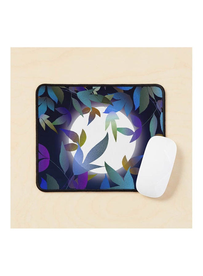Moonlight In Blue Mouse Pad Multicolour 