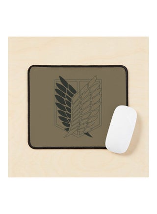 Attack On Titan Wings Of Freedom Logo Dark Mouse Pad Multicolour - v1643479639/N52503585A_1