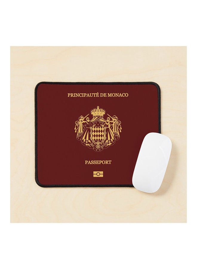 Monaco Passport Mouse Pad Multicolour