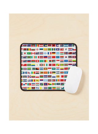 Flags Of The World Mouse Pad Multicolour - v1643479642/N52506445A_1