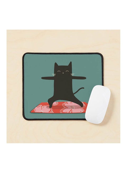 Yoga Cat 2 Mouse Pad Multicolour
