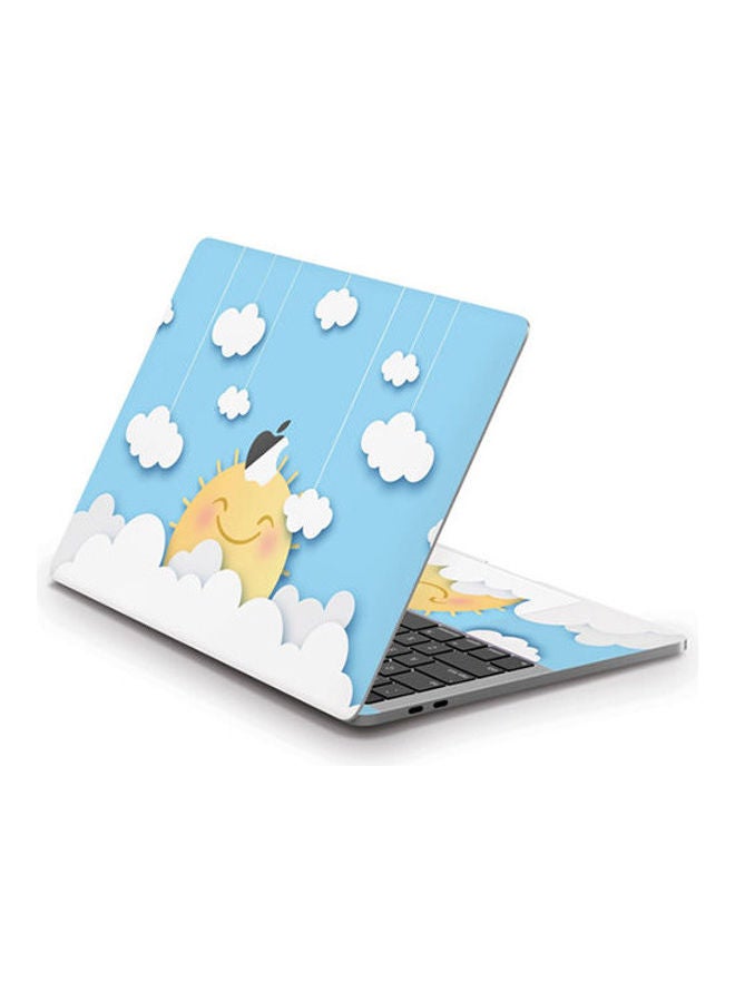 Generic Cute Sun In The Clouds Skin For Macbook Pro 13 2020 Multicolour 