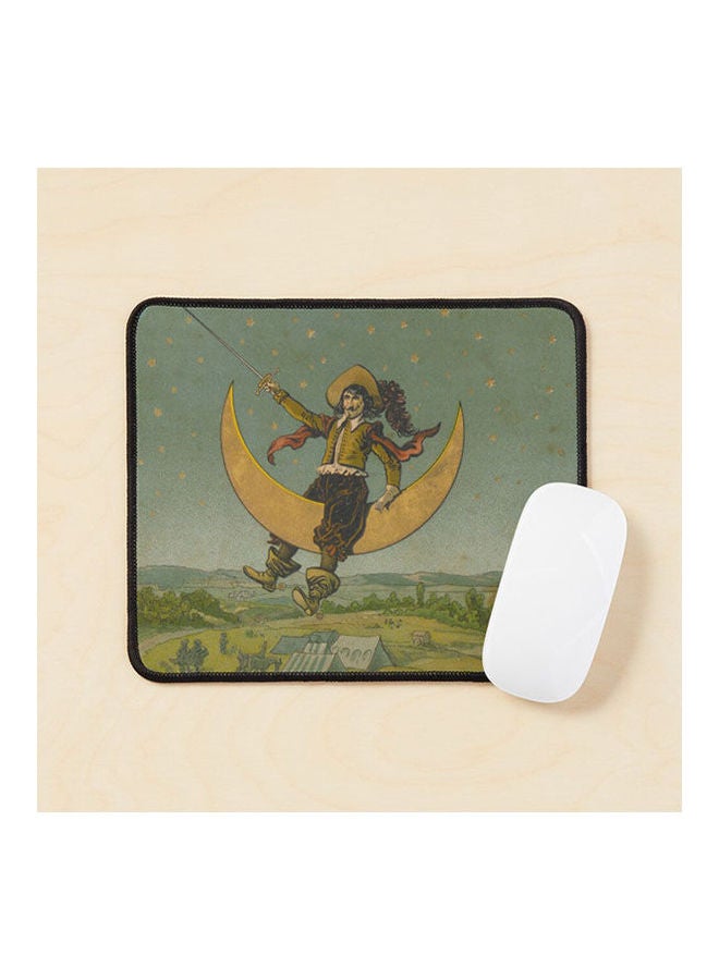 Generic Cyrano De Bergerac On The Moon Mouse Pad Multicolour 