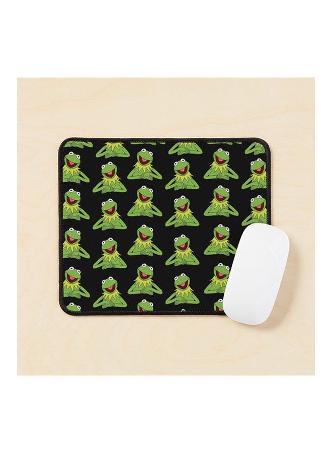 Kermit The Frog Pattern Mouse Pad Multicolour
