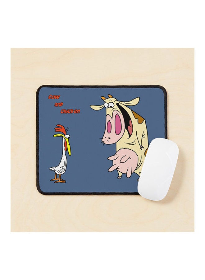 Generic - Cow And Chicken Mouse Pad Multicolour - Image 1