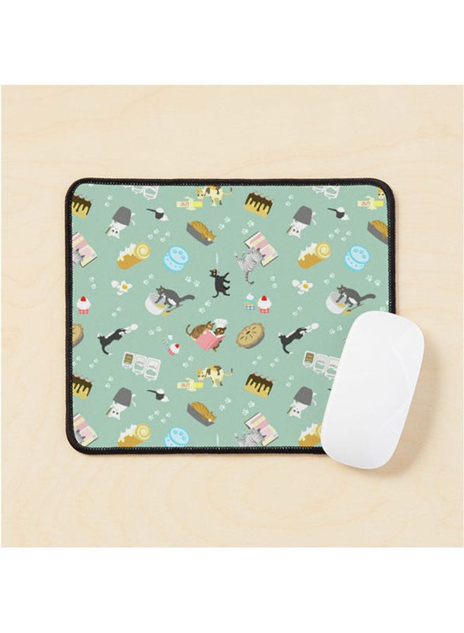 Cats Baking Cakes And Other Sweets Mouse Pad Multicolour