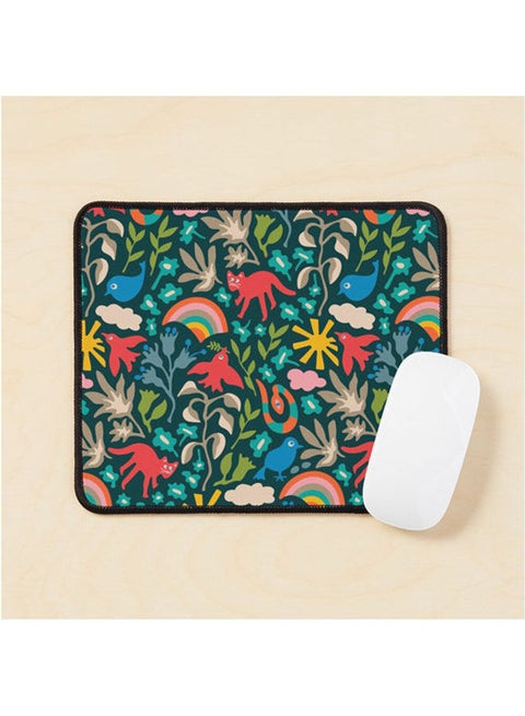 Land Of Plenty Nature Pattern Unblink Studio Mouse Pad Multicolour