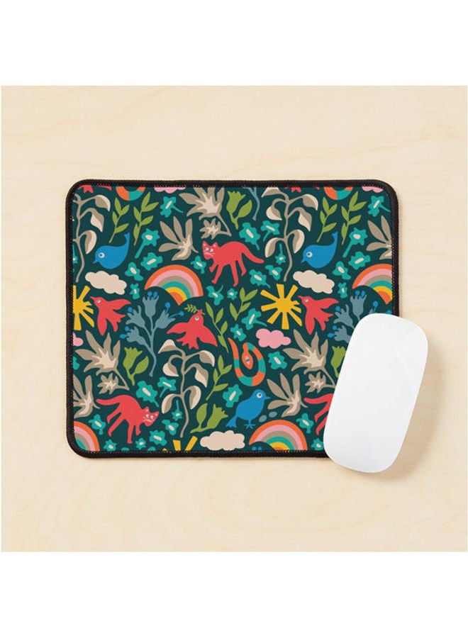 Land Of Plenty Nature Pattern Unblink Studio Mouse Pad Multicolour