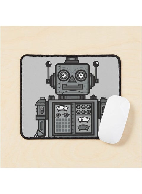Vintage Robot Mouse Pad Multicolour