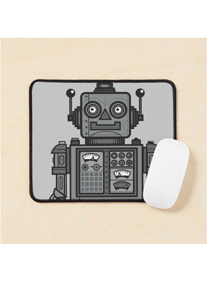 Vintage Robot Mouse Pad Multicolour