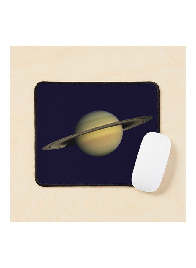 The Planet Saturn Mouse Pad Multicolour