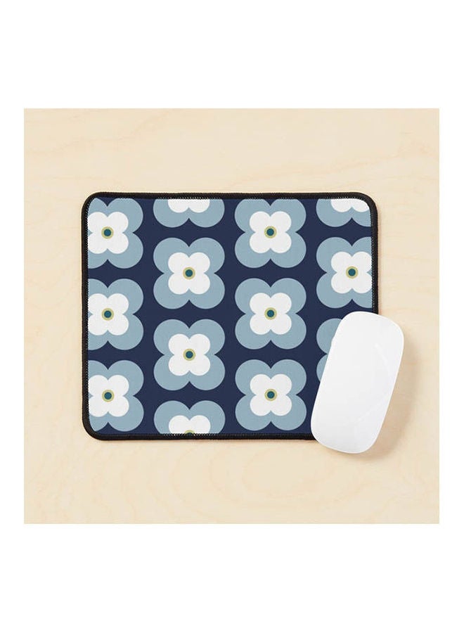 Generic Mod Blossoms Navy And French Mouse Pad Multicolour 