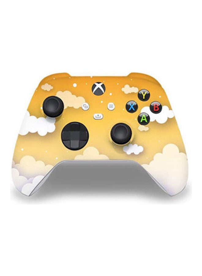 Yellow Clouds In The Sky Skin For Xbox Series Controller