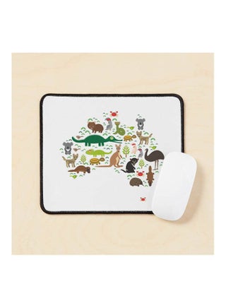 Australian Animal Map Mouse Pad Multicolour - v1643480232/N52497257A_1