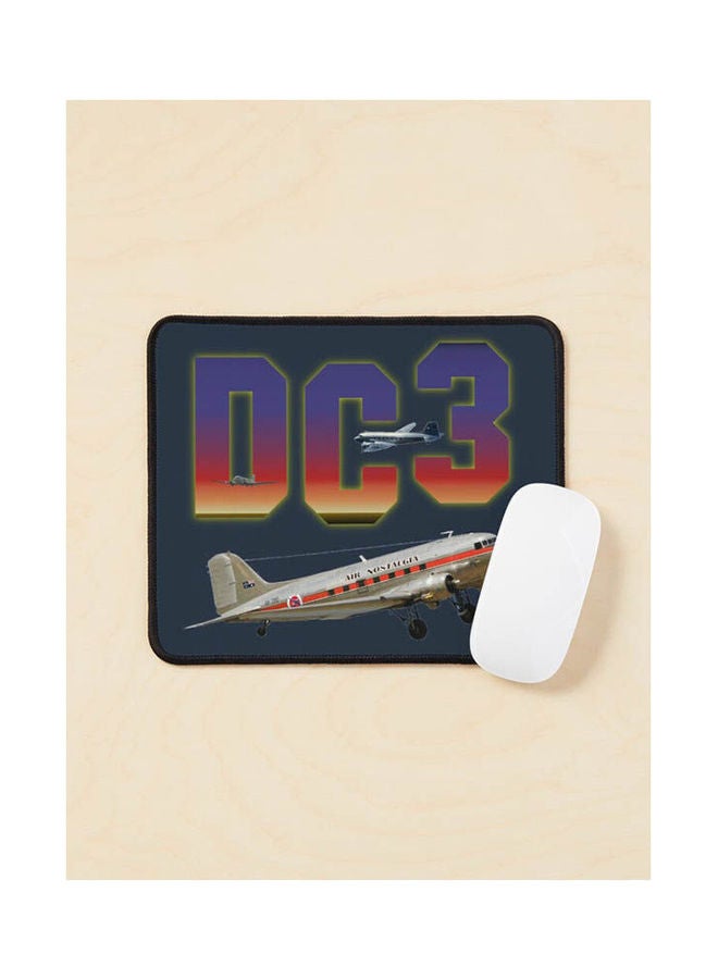 Dc3 T Shirt Design Mouse Pad Multicolour 