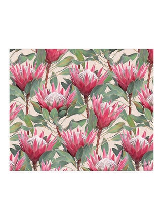 Painted King Proteas On Cream Mouse Pad Multicolour - v1643480279/N52494383A_1