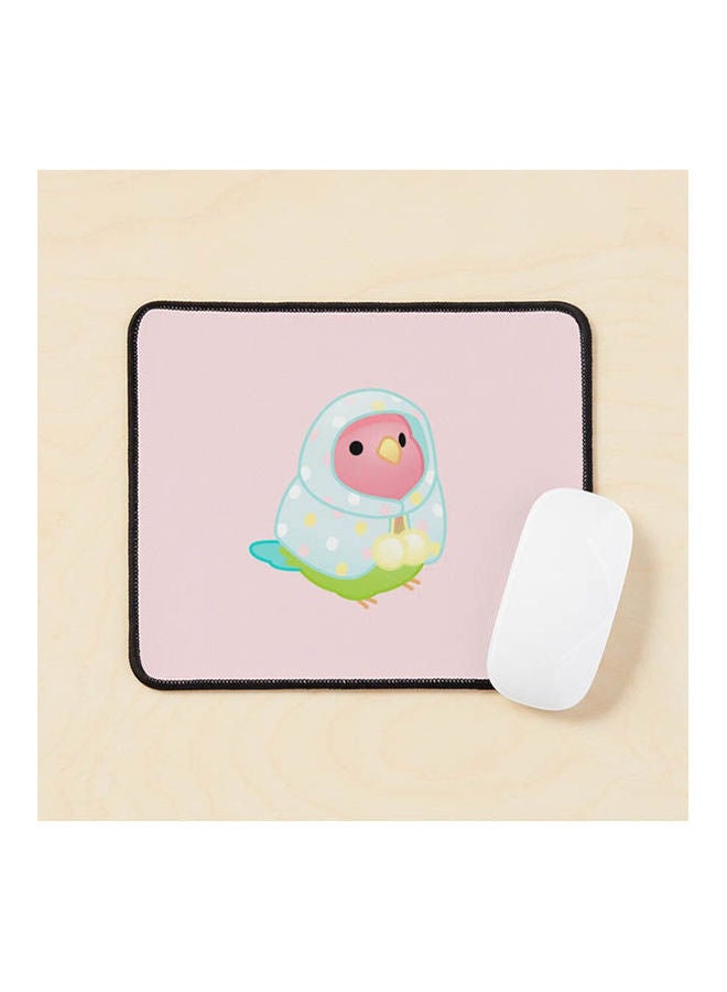 Chubby Hoodie Lovebird Mouse Pad Multicolour 