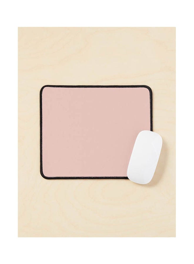 Solid Pink Pastel Rosebud Mouse Pad Multicolour 