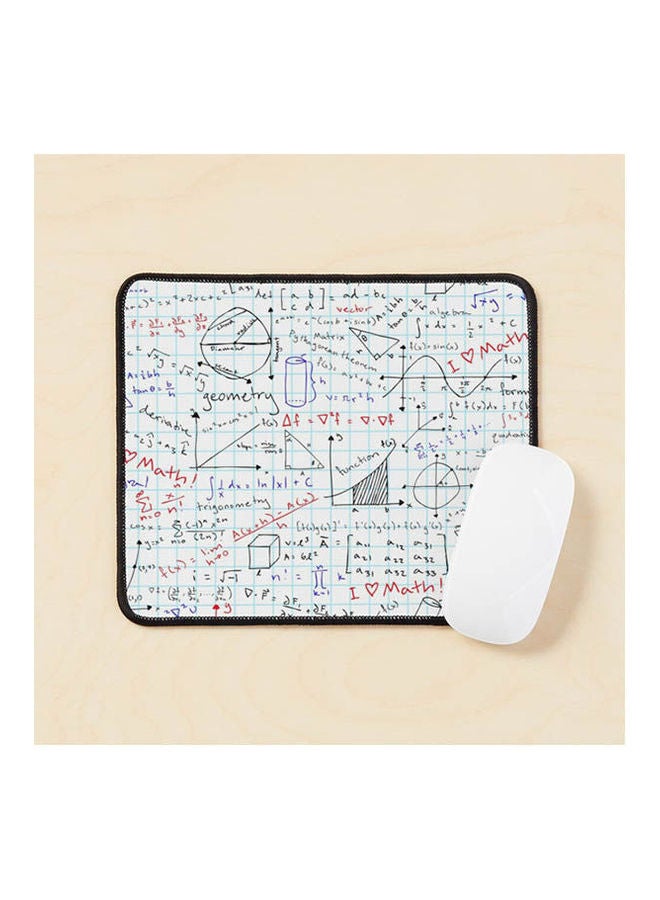 Math Homework Mouse Pad Multicolour