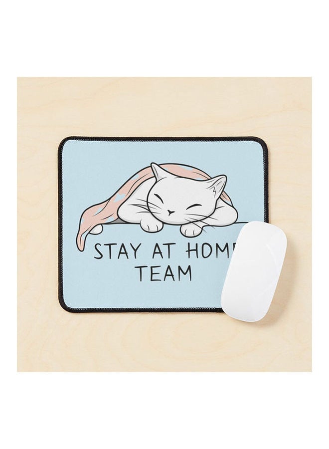 Generic - Join Kitty Stay At Home Team Mouse Pad Multicolour - Image 1