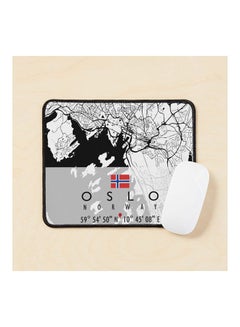 Oslo Map Norway Mouse Pad Multicolour