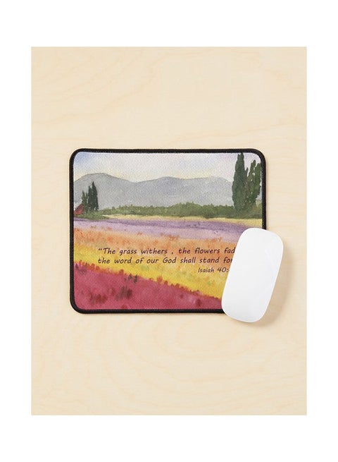 Hope In Troubled Times Isaiah 40 8 Mouse Pad Multicolour