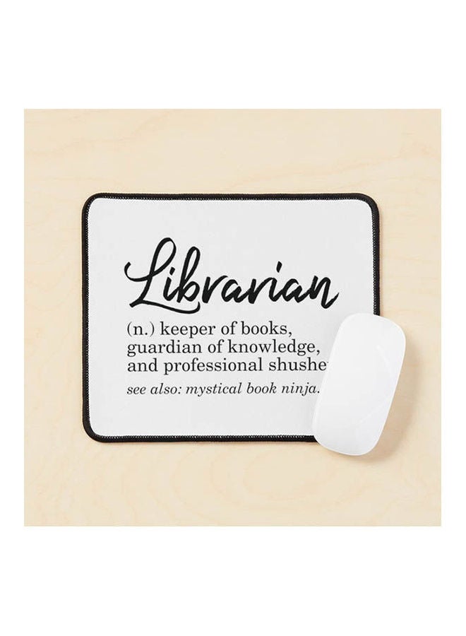 Generic - Librarian Funny Definition Mouse Pad Multicolour - Image 1