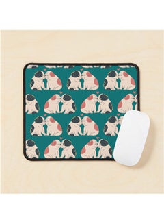 Generic English Bulldog Kisses Mouse Pad Multicolour 