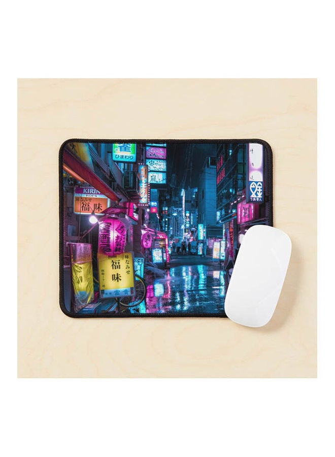 Generic - Neo Tokyo Cyberpunk Vibes Vertical Mouse Pad Multicolour - Image 1