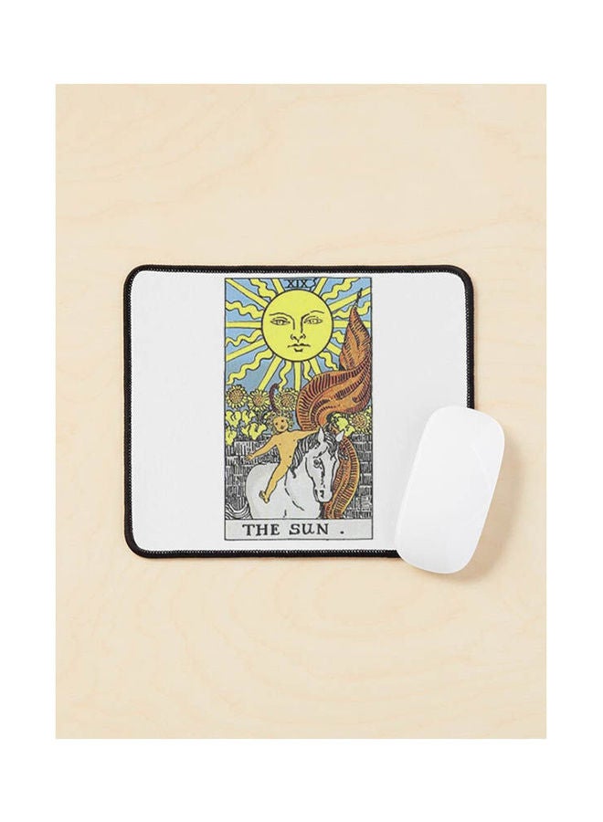 The Sun Tarot Mouse Pad Multicolour