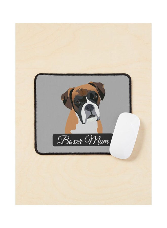 Boxer Mom Mouse Pad Multicolour 