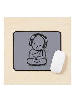 Generic Buddha Headphones Buddhist Monk Dj Mouse Pad Multicolour 
