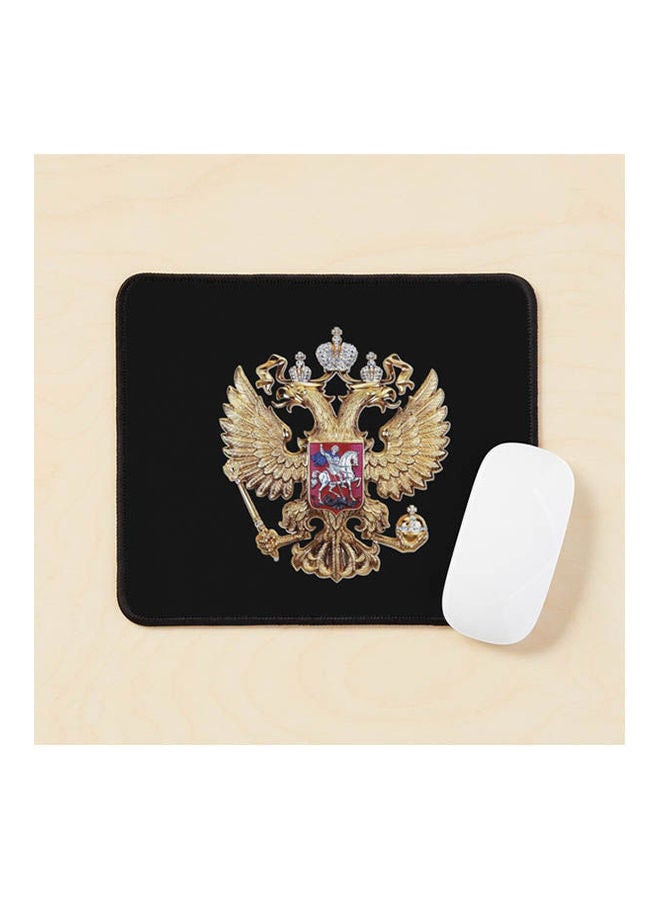 Luxury Russian Coat Of Arms With Diamond In High Resolution Russia Culture Mouse Pad Multicolour