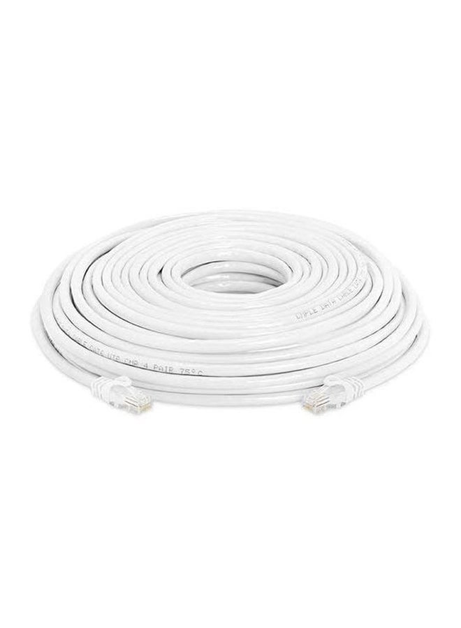 S-TEK High Speed RJ45 cat6 Ethernet Patch Cable LAN Cable Compatible for PS4/PS3, Nintendo Switch, Raspberry Pi 4, Smart TV, Computer, Modem, Router White  - Image 2
