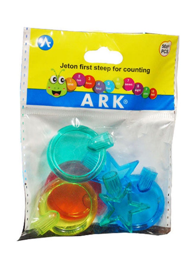 Pencil Cap Star & Magnifier 7 PCS NP:116 Multicolour