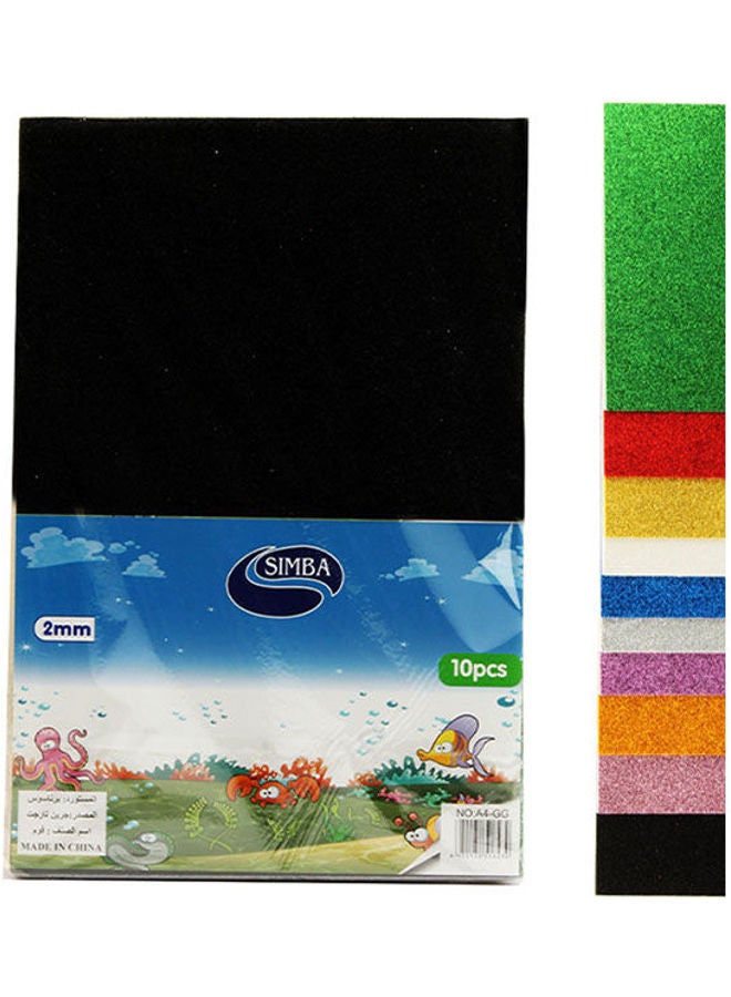 EVA FOAM ADHESIVE GLITTER Multicolour