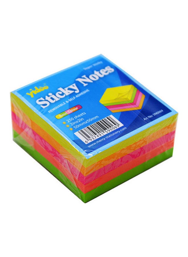 Yidoo Post It Yadoo Color 250 Sheet Multicolour 