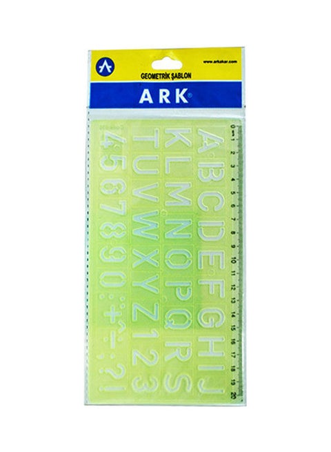 letter  template no .1 model 121 Multicolour