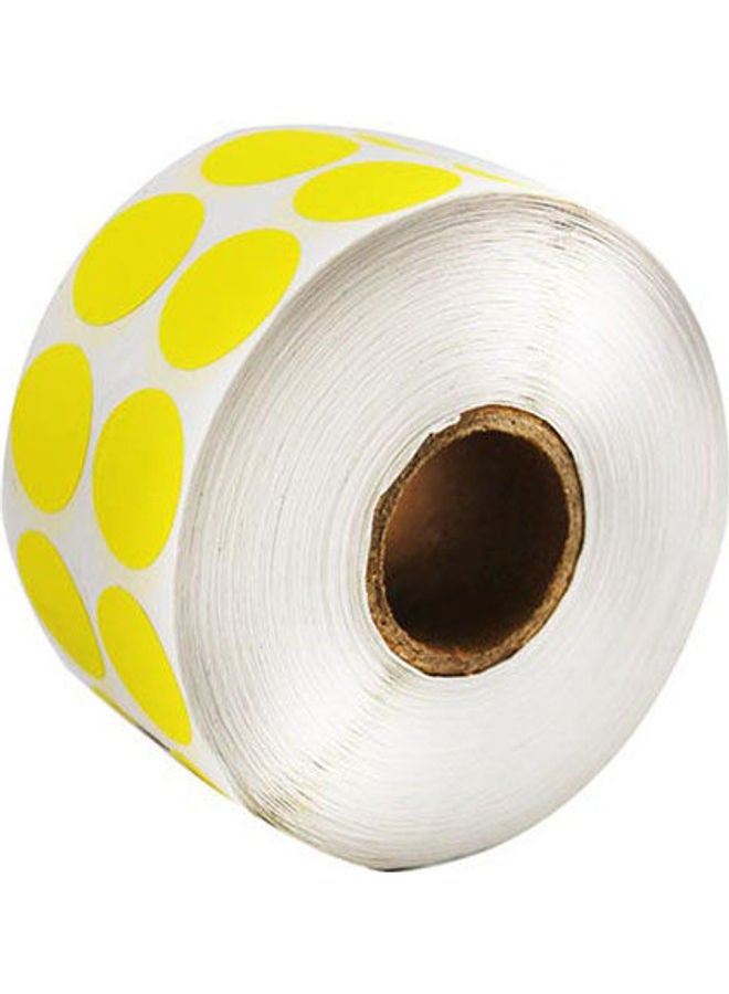 Sticker Roll Tanix Colors Round - 2000 Yellow