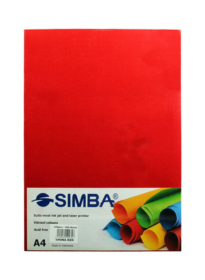 A4 Reams Color Copy Paper 100 Sheets a4
