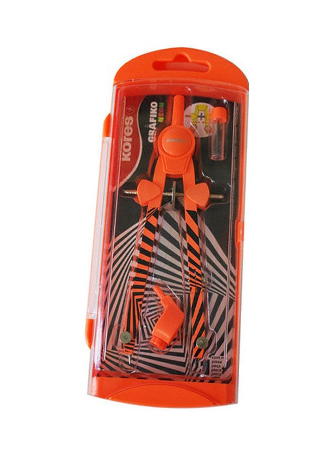 Metal Course Leg With Phosphorous Colors Plastic Box Black-Red
