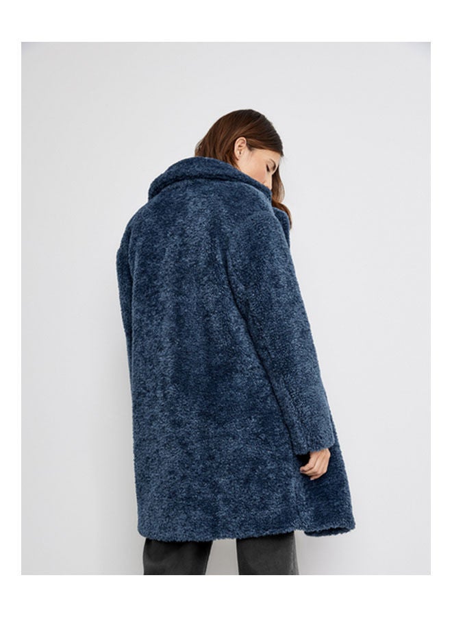 Plush jacket Blue