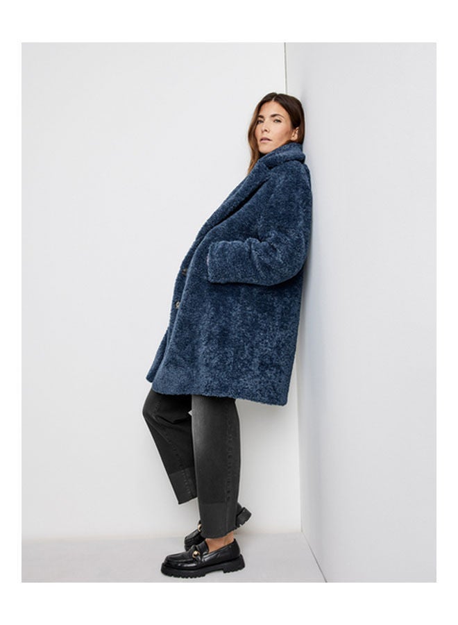 Plush jacket Blue
