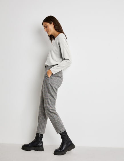 GERRY WEBER - Trousers With Prince Of Wales Check Pattern multicolour - Image 1